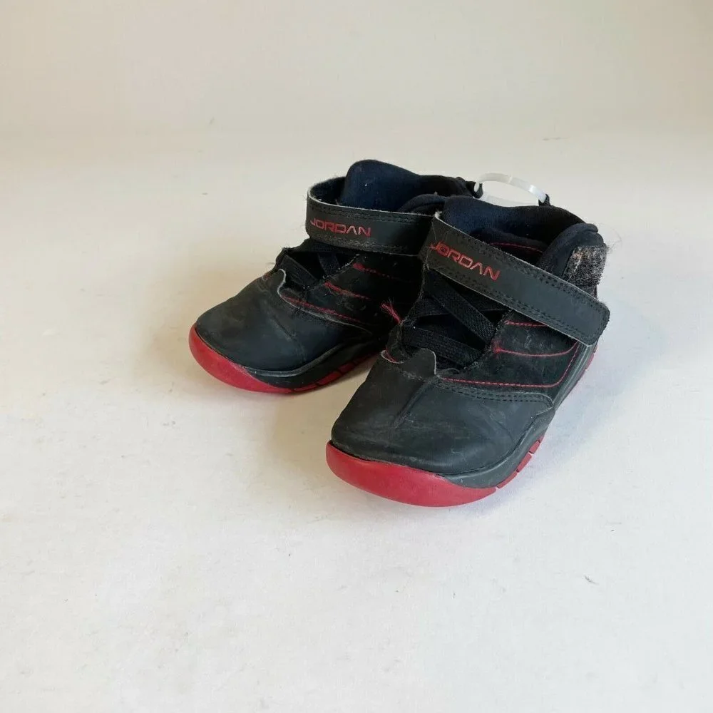 Nike Toddler Air Jordan Velocity BT Baby Shoes Black Sz US 8C Rubber Shoe 693363